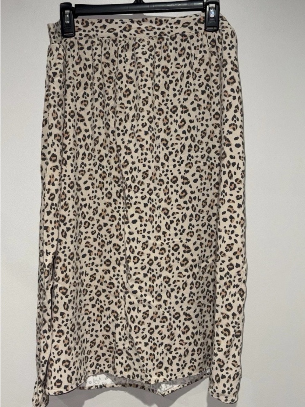 Nine West Leopard Print Midi Skirt - Size XL